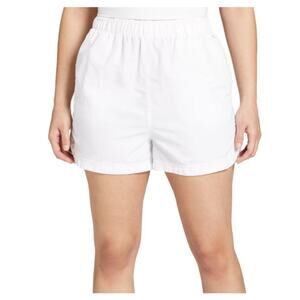 Dick's Sporting Goods Women's High Waisted Notched Woven Shorts Size M White NWT